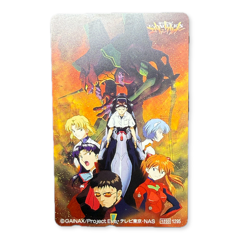 Neon Genesis Evangelion Cast and Eva Units Japanese Telephone Card (Teleca)